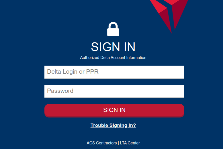 Delta Log In