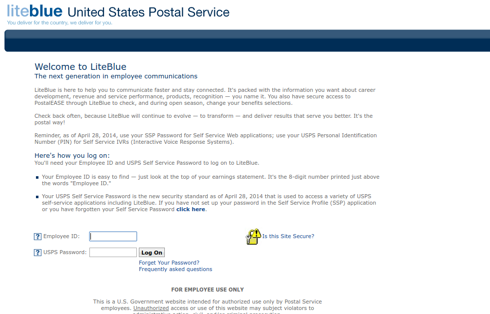 United States Postal Service Extranet Logo