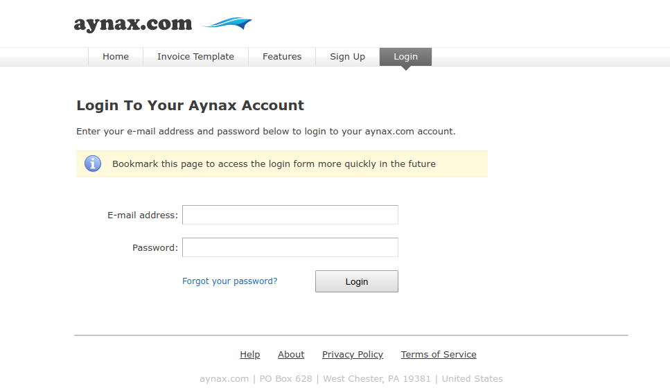 Aynax Login