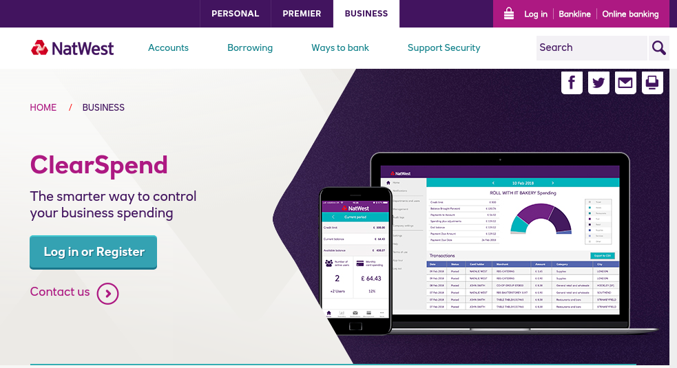 ClearSpend NatWest Logo