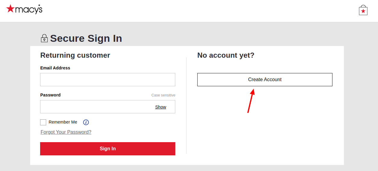 Macy s Create Account