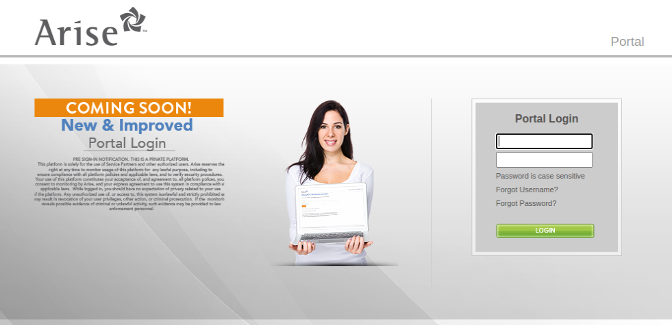 Arise Portal Login