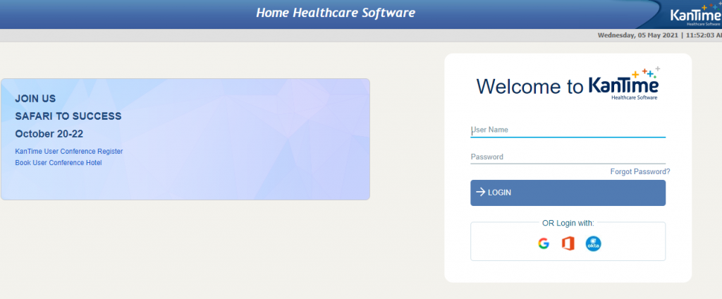 kantime medicare login