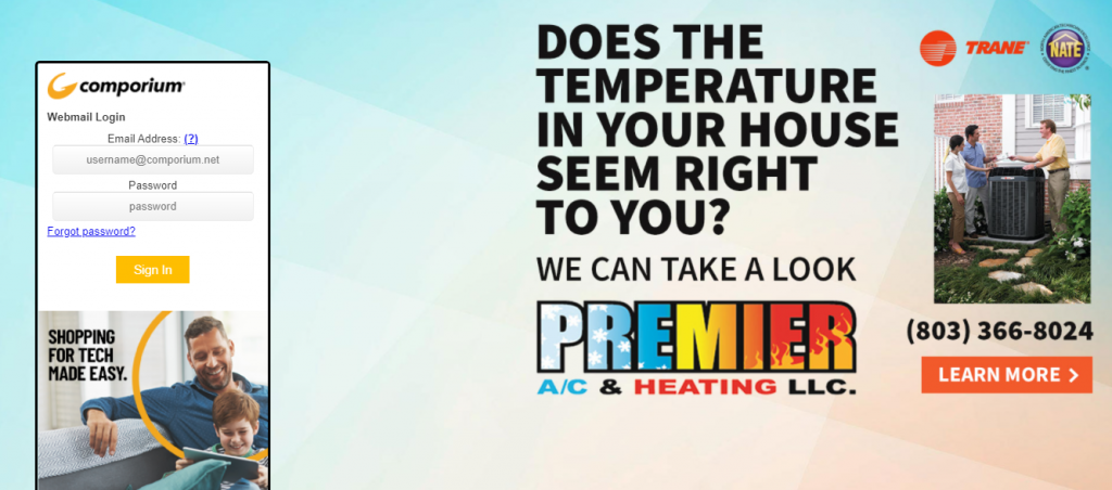 comporium webmail login