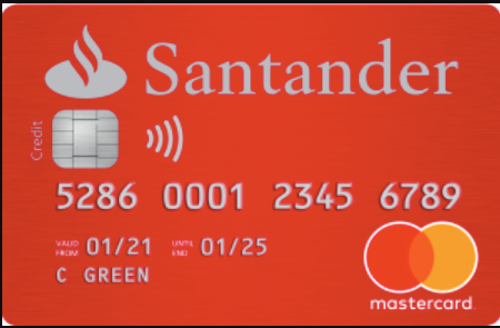 santander credit card