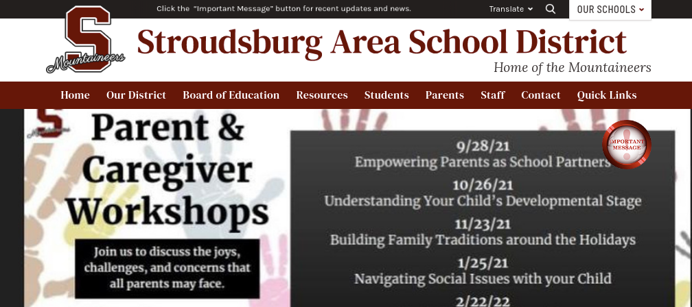 stroudsburg parent portal