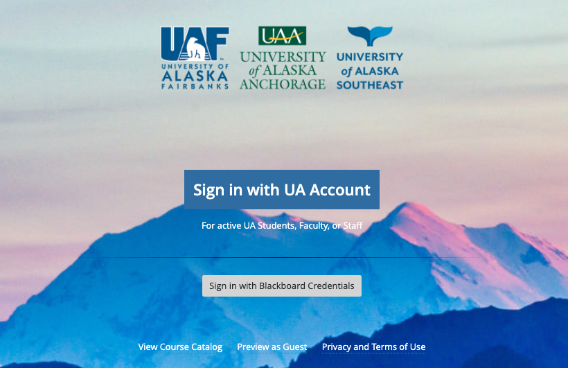uaf blackboard login