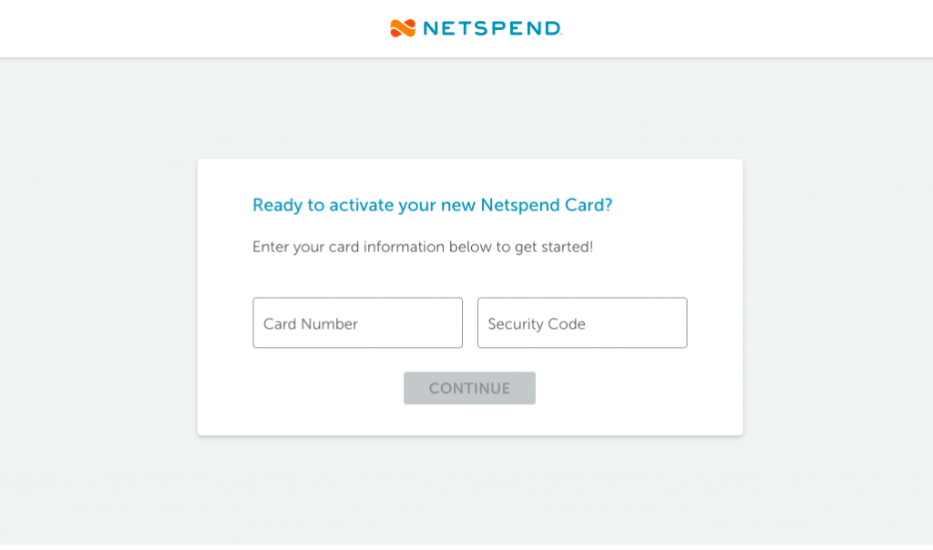 netspend prepaid card activation