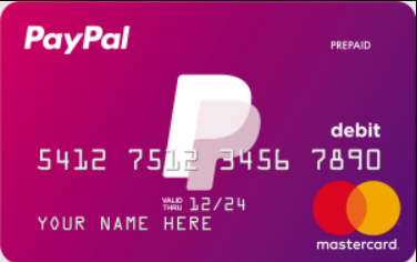 paypal prepaid card